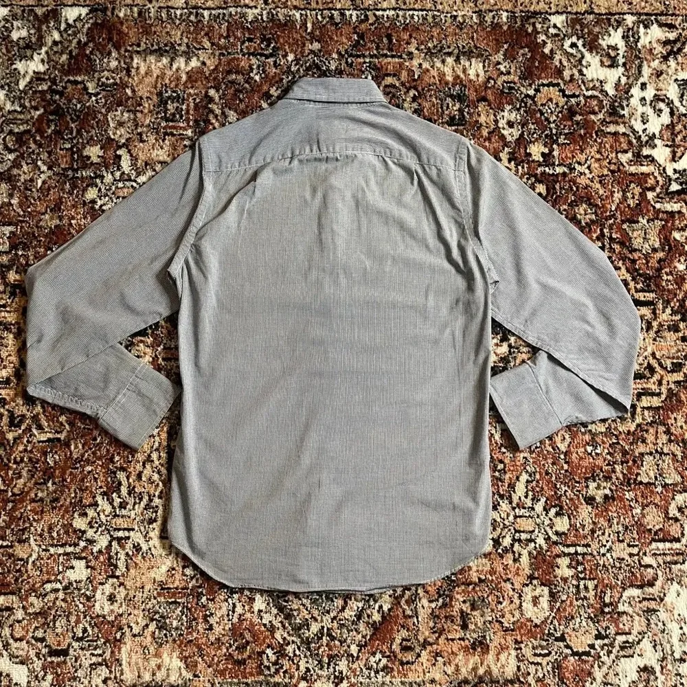 J.Crew - Blue/White Checkered Button Up - Picture 2 of 3